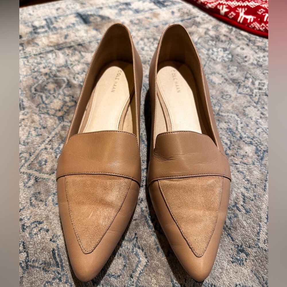 Cole Haan Women's Brown Leather Flats